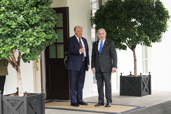 Actualizaciones en vivo: Netanyahu y Trump se reúnen para discutir los planes para Gaza