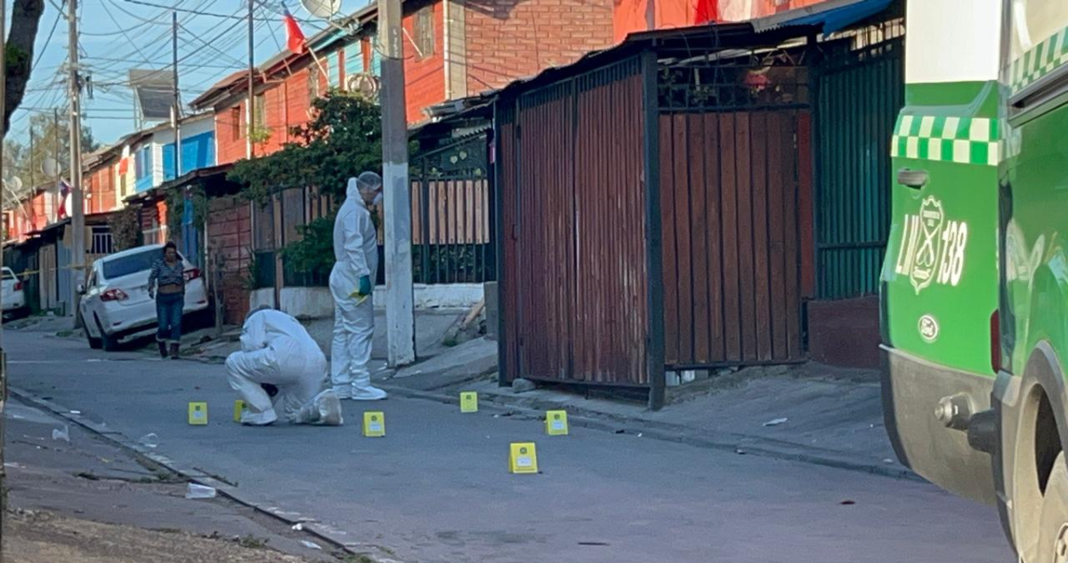 Violento tiroteo en El Bosque deja un muerto y tres gravemente heridos en una madrugada de violencia en la Región Metropolitana