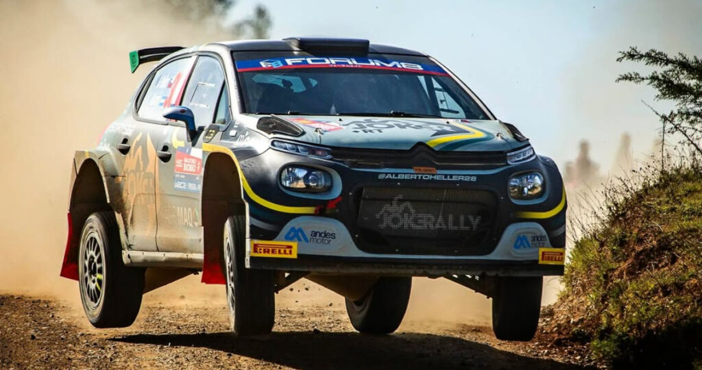 Alberto Heller domina en Coyhaique y conquista el Shakedown de la séptima fecha del RallyMobil 2025
