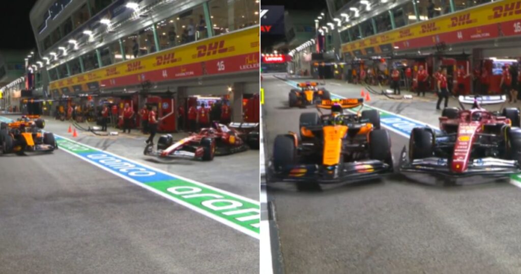 Análisis del incidente entre Leclerc y Norris en Singapur que llevó a la Ferrari a pagar una millonaria multa